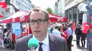 SPD Ludwigshafen - Rotes Frühstück mit Alexander Schweitzer am Lichttor