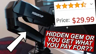 I BOUGHT THE CHEAPEST MONITOR ARMS I COULD FIND!! SETUP AND REVIEW!!