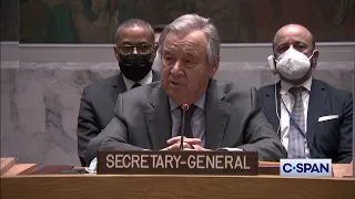 U.N. Secretary General: "Give peace a chance."
