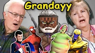 Elders React To Grandayy Memes Compilation (Meme Lord)
