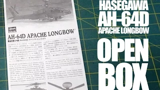 Hasegawa AH-64D Apache Longbow 1:48 Open Box