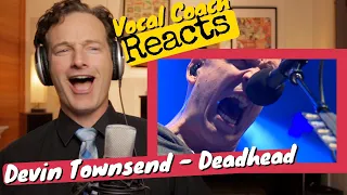 Vocal Coach REACTS - Devin Townsend 'Deadhead' (LIVE at Royal Albert Hall)