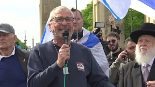 Israel-Solidaritäts-Demo - 1. Teil. Демо в поддержку Израиля в Белине 14.04.2024