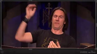 Matt Mercer attempts to throw some paper and the universe humbles him