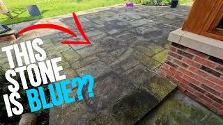 Unexpected Results When Cleaning This NASTY Patio!! | Partridge Exterior Cleaning