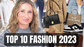 How to effortlessly elevate your style: My Top 10 fashion items of 2023 for over 40 women
