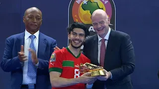 شاهد مراسيم تتويج المنتخب المغربي بكأس أمم إفريقيا للفوتسال 🔥 مبروك علينا البطولة 🔥