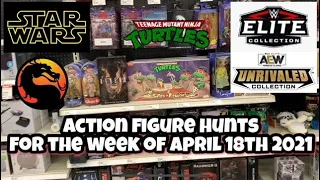 Action Figure Hunts for the Week of April 18th 2021! Turtles in Disguise Hunt and Everything Else!
