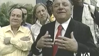 Imitacion de Alvaro Noboa Programa Vivos, David Reinoso en su Parodia al Empresario ALVARO NOBOA.