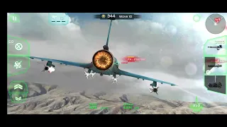 Air Combat Fighters Gameplay Android !! Russian Su 35 VS F 18 Aircraft