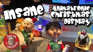 Insane Animatronic Christmas Window Display