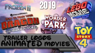 Animated Movie Trailer Logos of 2019