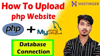 How to Upload php Website on Server with MySQL Database - Hostinger cPanel