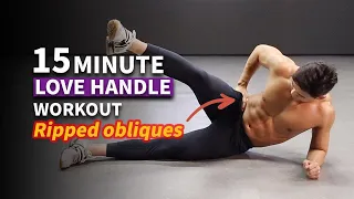 GET RID OF LOVE HANDLE (No Gym Oblique Tabata)