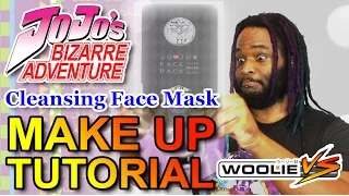 JoJo's Bizarre Adventure Cleansing Face Mask Make Up Tutorial