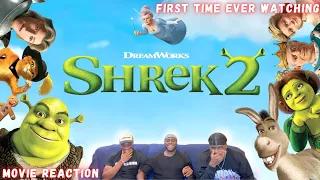 DONKEY is still the MVP!!! First Time Reacting To SHREK 2 | MOVIE MONDAY | Group Reaction