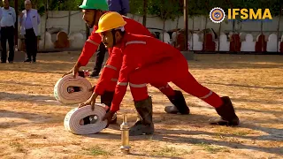 Fire Hose Drill Training video | Fire Brigade Training #hosedrill