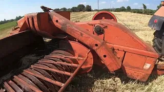 Belarus MTZ80 + Welger AP12 kockabálázó