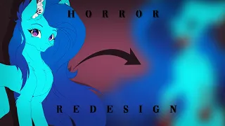 ManeBlue HorrorRedesign | GoreContent | Speedpaint