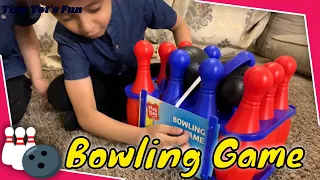Kids Pretend Play Bowling Game, Bowling Set Indoor Outdoor Fun Children Games | Tiny Tot's Fun
