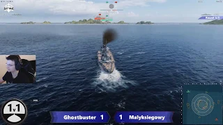 World of Warships - One of the most weird WoWS games I ever witnessed