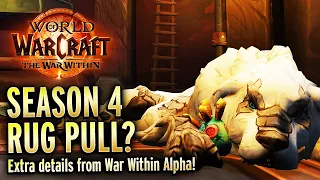 HUGE Season 4 Change, War Within Alpha Details You Might Have Missed - Warcraft Weekly