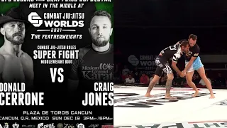 CJJW: Cowboy Cerrone Vs Craig Jones Combat Jiu Jitsu Worlds