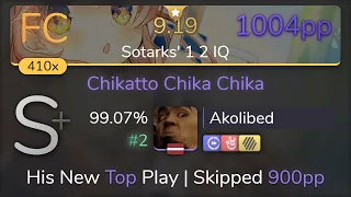 [9.19⭐] Akolibed | Nanahira - Chikatto Chika Chika [Sotarks' 1+2 IQ] +HDDTHR 99.07% {#2 1004pp FC}