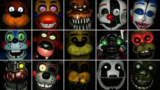 UCN VR Remake - All Jumpscares (Non-VR Mode)