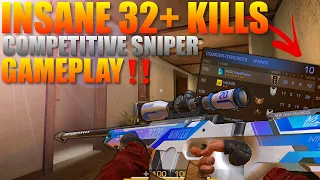 Standoff 2  AWM Winter Sport  Pro Competitive Gameplay 32+ Kills‼️