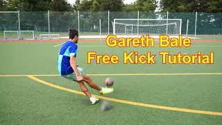 Gareth Bale Free Kick Tutorial /How to do the Bale Free Kick /How to do the Topspin Shot