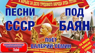 ПЕСНИ СССР ПОД БАЯН ПОЁТ ВАЛЕРИЙ СЁМИН