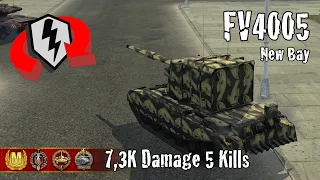 FV4005  |  7,3K Damage 5 Kills  |  WoT Blitz Replays