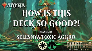 FASTEST POISON DECK IN STANDARD! | Selesnya Toxic Aggro | MTG Arena