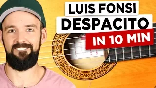 Gitarre lernen - Luis Fonsi - Despacito ft.  Daddy Yankee - EINFACH & auf deutsch