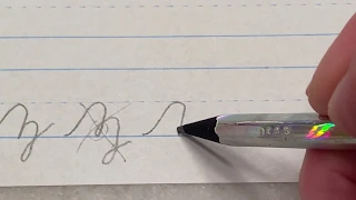 Lowercase "z" in cursive