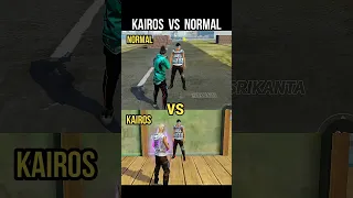 Kairos VS Normal 🔥 Kairos Character Ability Test - Free Fire New Character #srikantaff