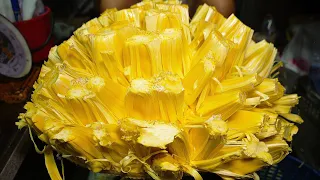 Amazing Monster Fruit !! Jackfruit Cutting Skills - Thai Street Food