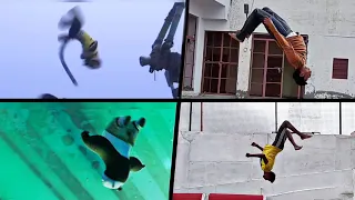 Kung fu panda stunt in real life || Kung fu panda stunt video ||pr_flipper