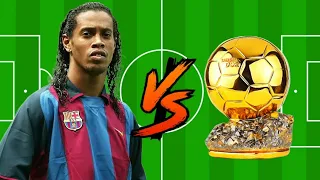 Ronaldinho 🆚 Ballon d'or Winners 🔥🇧🇷💪😲