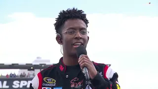 Daytona 500: Breland sings the National Anthem before the race | NASCAR on FOX