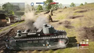 BATTLEFIELD 1 char 2c (Behemoth tank) gameplay