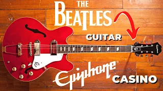 The Epiphone Casino - Beatles Guitar Review!