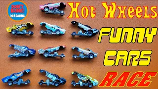 Hot wheels FUNNY CAR RACE