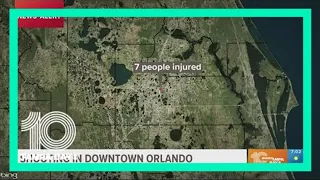 7 injured during shooting in downtown Orlando