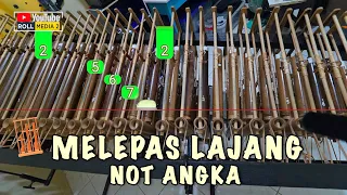 TUTORIAL MELEPAS LAJANG VERSI ANGKLUNG NOT PIANIKA (TUTORIAL NOT ANGKA PIANIKA/PIANO/RECORDER)