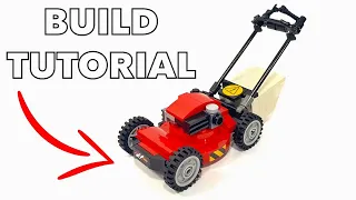 LEGO Lawnmower! Build TUTORIAL!!