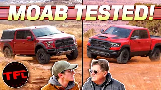 Crawling, Climbing And Desert Running: The Ram TRX & Ford Raptor Take on Moab But Which Is Best?