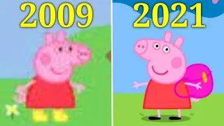 Evolution of Peppa Pig Games 2009-2021