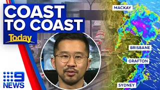 Wild weather lashing Australia coast to coast | 9 News Australia